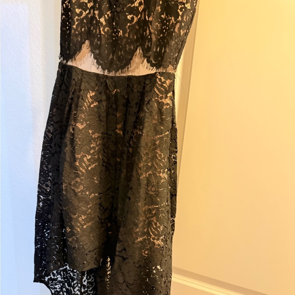 Elegant Black Lace Dress